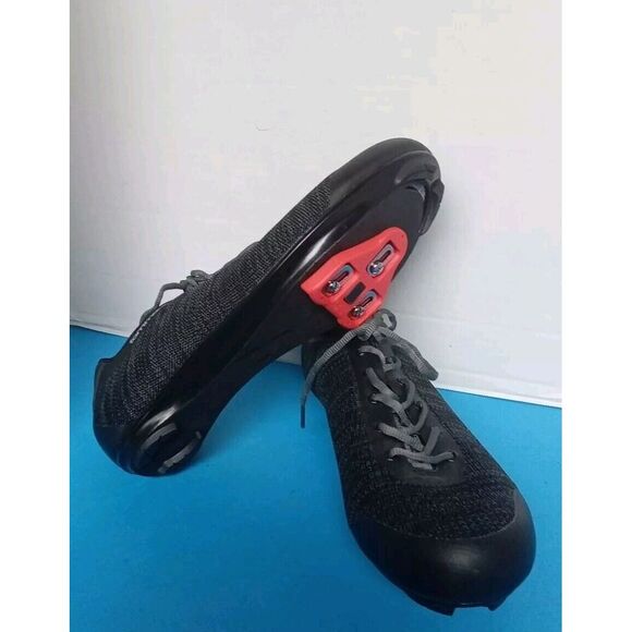 Tommaso Cycling Shoes Black Knit Breathable Athletic Bike Cleats‎ main image 4
